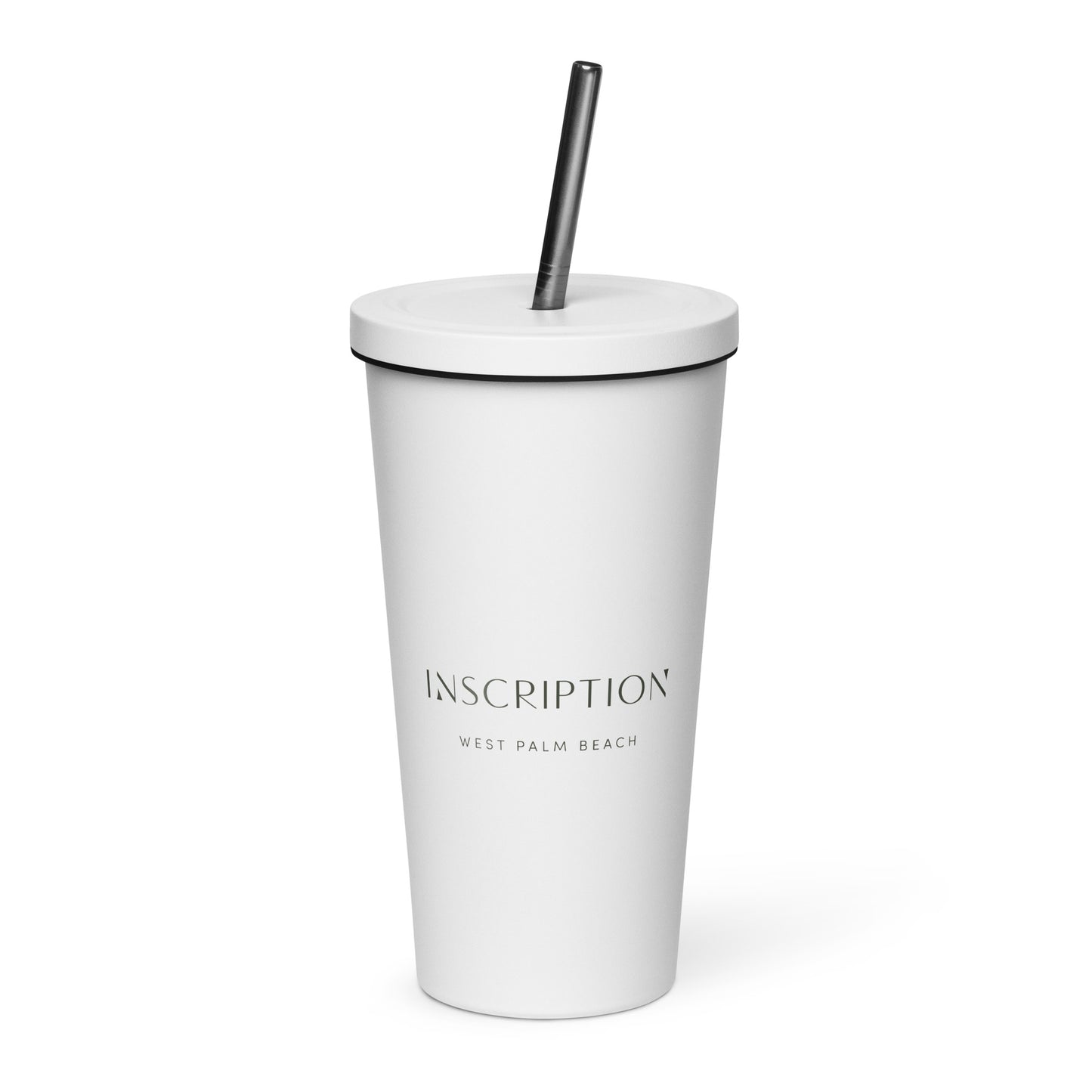 Insulated Tumbler with a Straw